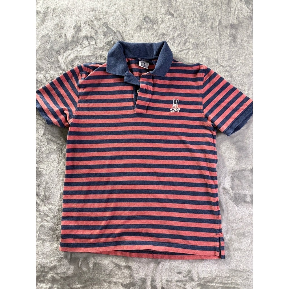 Psycho Bunny Anglo American Design Men's Polo Size 5 Multicolor